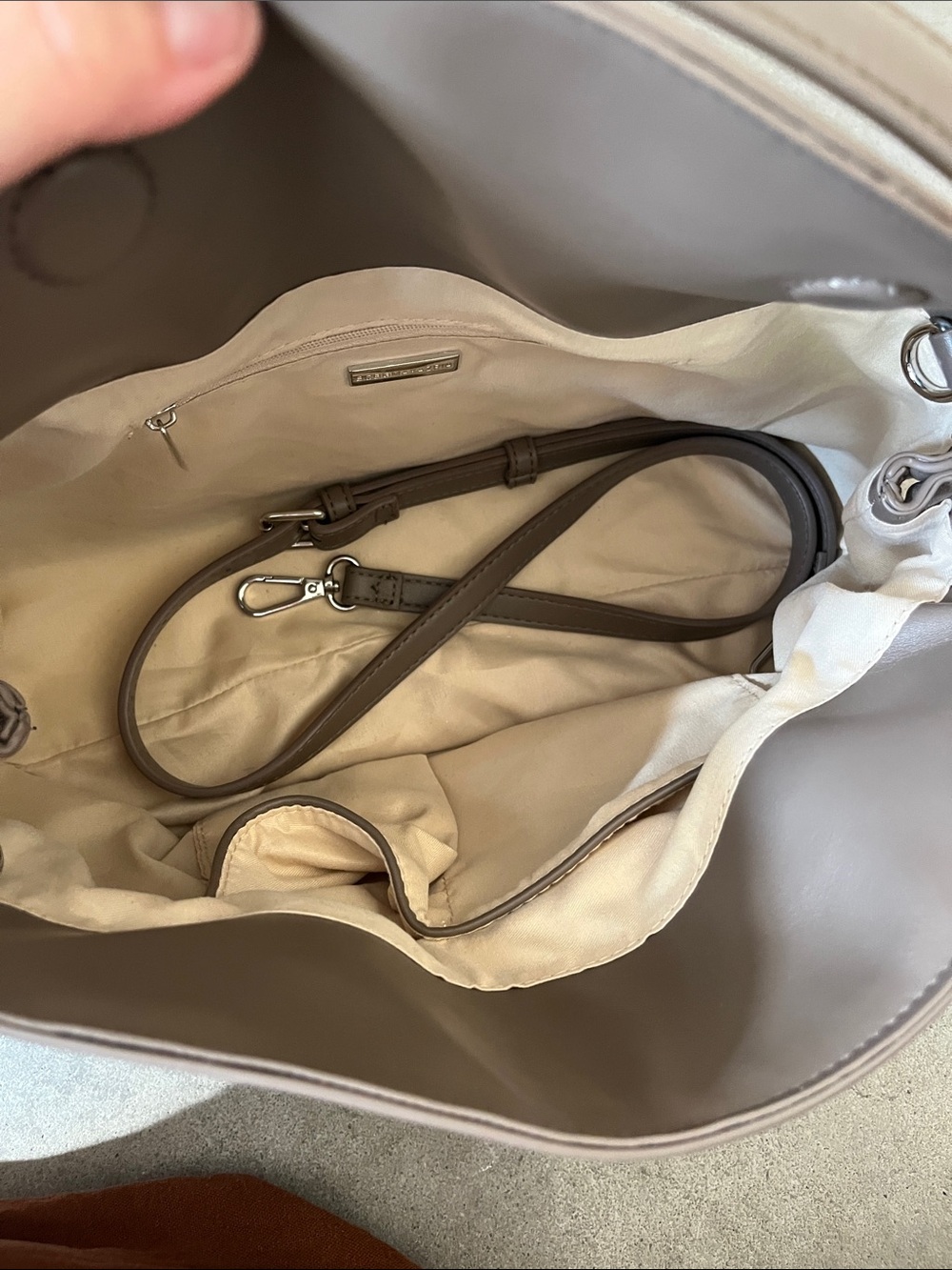 BCBGMaxAzria Taupe Shoulder Bag - Picture 6 of 7